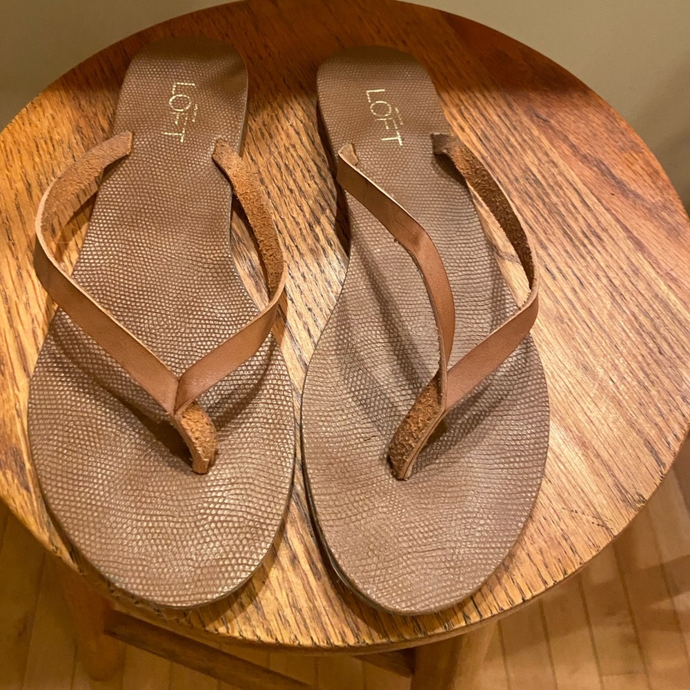 LOFT Flip Flop Sandals Size 8